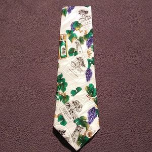 C. Lord Silver Oak Wine Tie